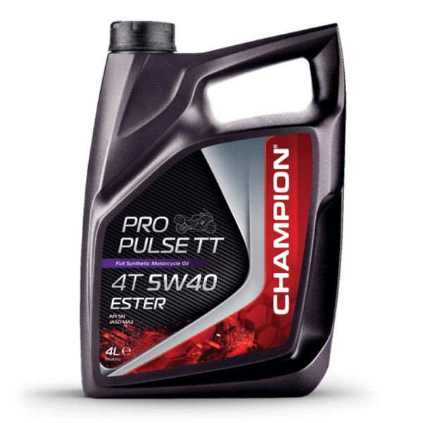 CHAMPION® Olio motore Pro Pulse TT 4T 5W-40 Ester - 4 litri