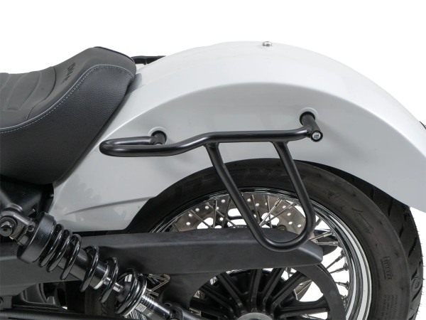 Portaborse in pelle ritagliato nero per Indian Scout Classic 1250 (25-) Hepco & Becker