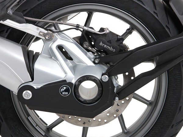 Protezione cardanica nera per BMW R 1250 GS (Bj.19-) Hepco & Becker
