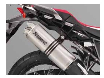 Silenziatore sportivo Honda Akrapovic per Africa Twin CRF1000L nero
