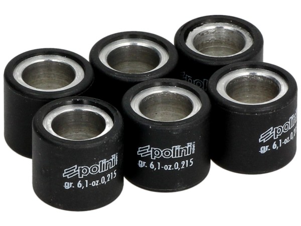 Set rulli variatore Polini, 19x17 mm, 6,0 g, pezzo: 6