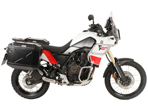 Set portavaligie ritaglio nero con inserto Xplorer per Yamaha Ténéré 700 (2019-)