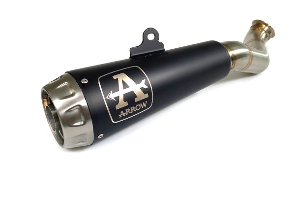 ARROW Auspuff DARK PRO-RACE für Husqvarna Vitpilen 701 2018-, Edelstahl schwarz