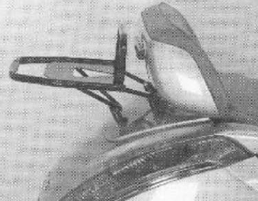Portapacchi tubolare Topcaseträger argento per Aprilia Atlantic 500 (02-05) Hepco & Becker