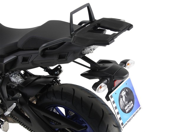 Porta bauletto Alurack nero per Yamaha Tracer 900 / GT (Bj.18-) Hepco & Becker