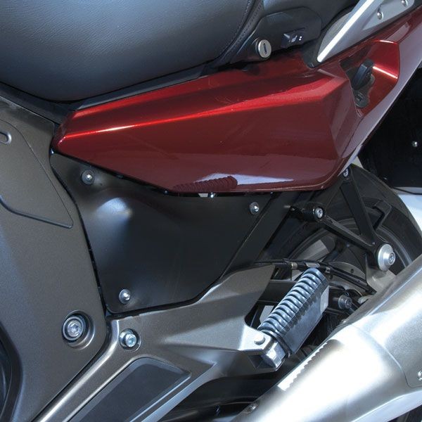 Paraspruzzi laterali posteriori per BMW K 1600 GT /GTL (10-22), coppia, nero opaco