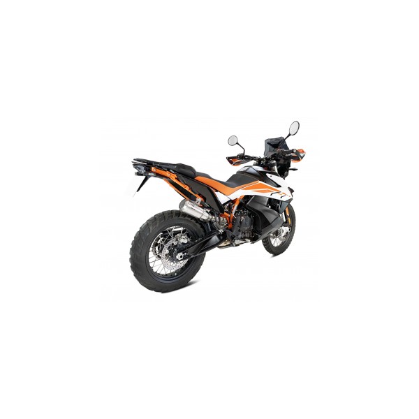 Silenziatore posteriore IXRACE MK2 KTM 790 /890 Adventure, acciaio inox, omologato E, Euro4+5