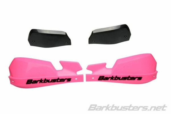 Barkbusters VPS MX Set di paramani in plastica Rosa/Nero Solo deflettore