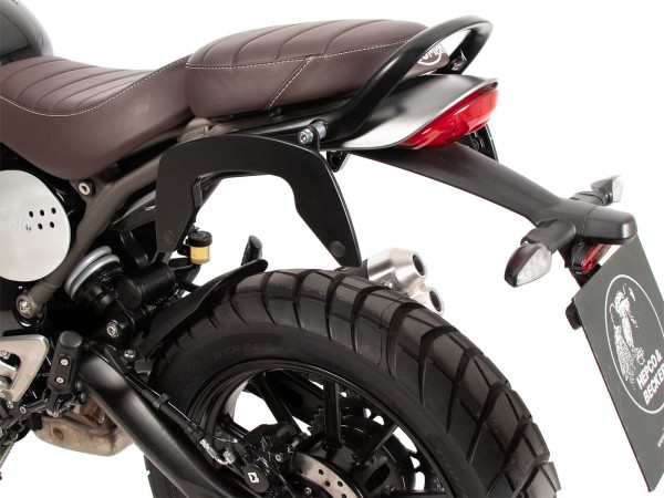 Portapacchi laterale C-Bow nero per Triumph Scrambler 400 X (24-) Hepco & Becker