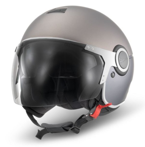 Casco Vespa Jet Demi Jet, Argentario titanio