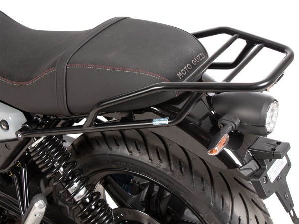 Portapacchi tubolare nero per Moto Guzzi V7 850 Stone (25-) Hepco & Becker