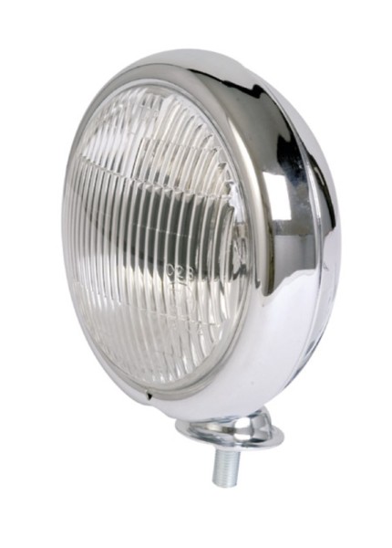 HIGHSIDER smart 4 1/2 inch fendinebbia cromato alloggiamento piatto, omologato E (1pc)