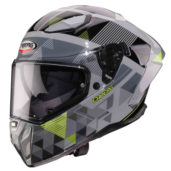 Casco Caberg Drift Evo II Prism grigio/nero-fluo-giallo