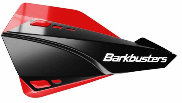 Barkbusters Sabre set di paramani con attacco universale nero/rosso