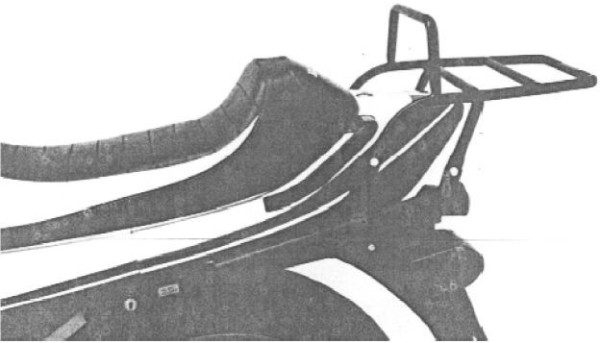 Portapacchi tubolare nero per VF 750 F (83-86) Originale Hepco & Becker