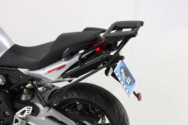 Porta bauletto Alurack - nero per Aprilia SL 750 Shiver Bj.10-16 Hepco & Becker