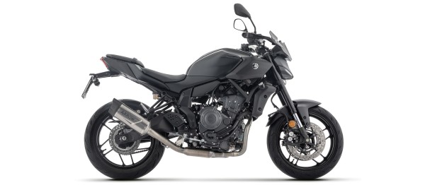 ARROW Racing INDY RACE EVO DARK für Yamaha MT07, Typ RM48, RM49, RM50, RM51, RM53, RM54, 2025-, schw