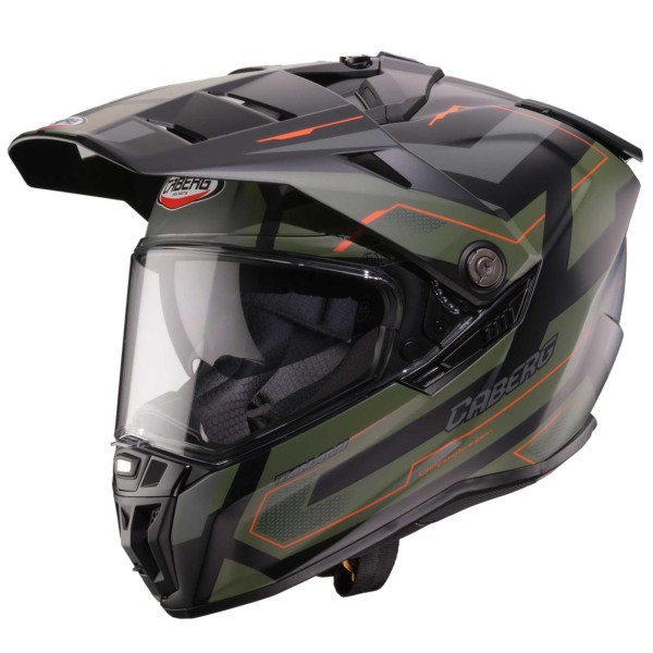 Casco Caberg Tanami Ranger nero opaco/grigio verde militare
