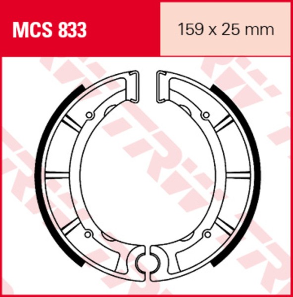 Ganasce freno TRW Lucas MCS836
