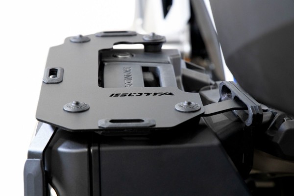 Portapacchi per valigie laterali Honda XL 750 Transalp /NT 1100 /ADV 750 /NC 750 X, alluminio, nero