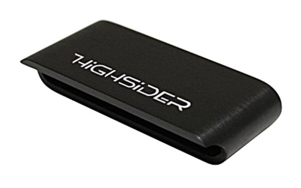 HIGHSIDER pro Stripe Alloggiamento in alluminio nero Per luce posteriore o indicatore di direzione a LED (1 pz)