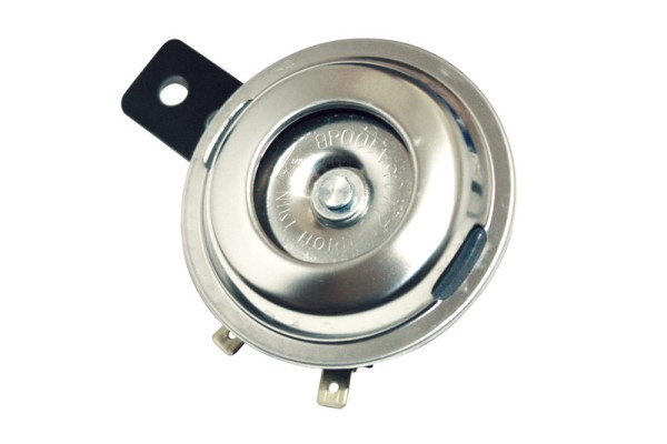 Corno intelligente HIGHSIDER in acciaio inox, 12 V, diametro 72 mm, omologazione E