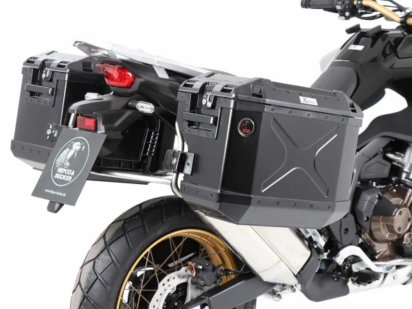 Set di portapacchi nero per Honda CRF 1100 L Africa Twin (24-) Hepco & Becker