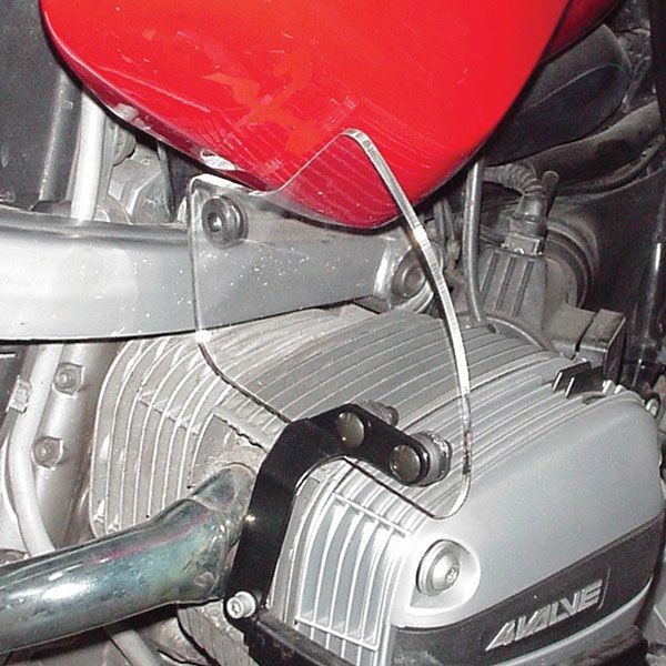 Paragambe per BMW R 1100 GS (94-99), coppia, trasparente