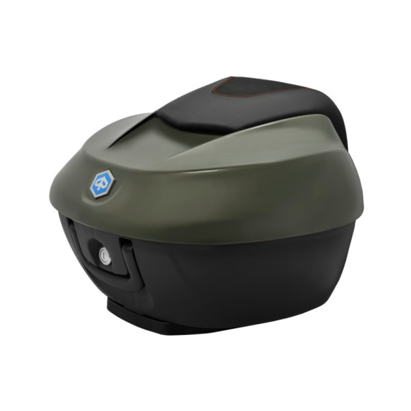 Top Case 36L per Piaggio Beverly HPE 310 / 400 con copertura verniciata - verde 333/A