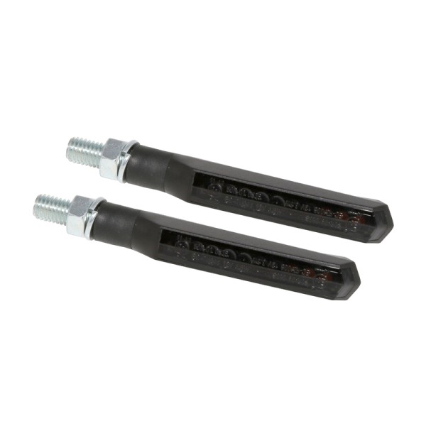 HIGHSIDER Smart Run-TS Indicatore di sequenza a LED alloggiamento nero / lente grigio fumo (coppia), anteriore e posteriore