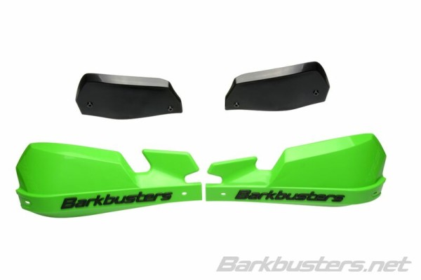 Barkbusters VPS MX Set di paramani in plastica Verde/Nero Solo deflettore