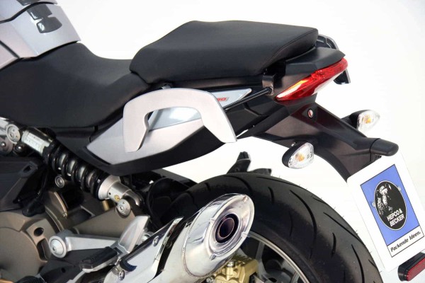Portapacchi laterale C-Bow nero per Aprilia NA 850 Mana/GT (07-16) Hepco & Becker