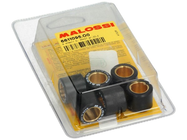 Set rulli variatore Malossi, 20x17 mm, 12,5 g, pezzo: 6