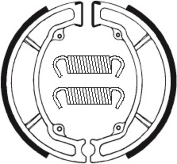 Pastiglie freno organiche Tecnium per scooter/strada/fuoristrada/ATV - BA034