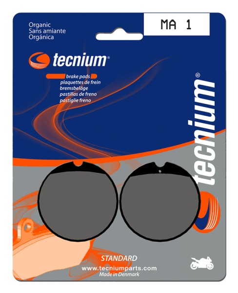 Pastiglie freno organiche Tecnium Street - MA1