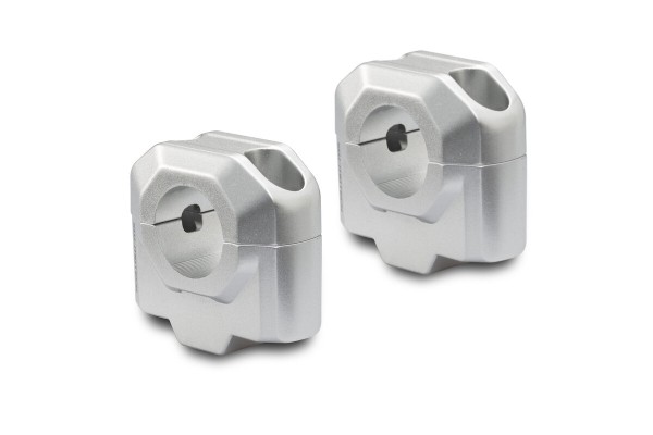 SW-Motech Riser manubrio, argento per manubrio Ø 28 mm, H=30 mm per Honda CRF 1100 L Africa Twin Adventure