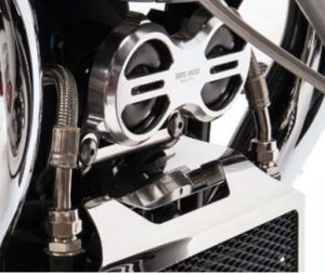 Copri clacson originale, alluminio, titanio per Moto Guzzi Eldorado/ California