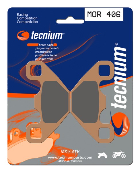 Pastiglie freno Tecnium Racing MX/ATV in metallo sinterizzato - MOR406