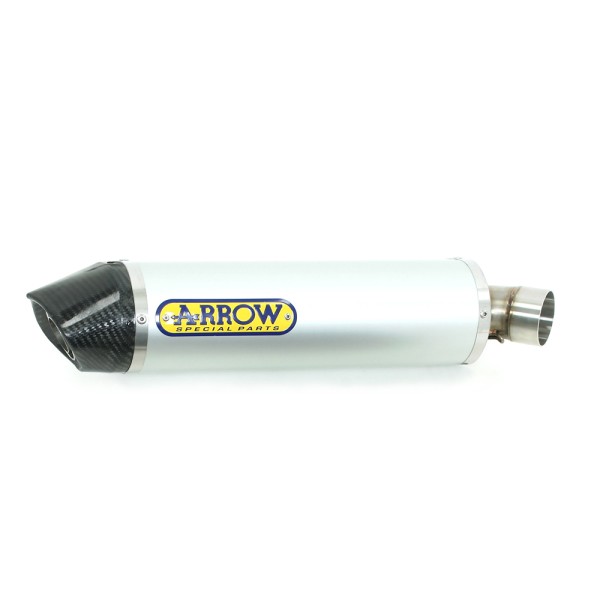 ARROW Auspuff INDY RACE Aluminium mit Carbon-Endkappe für BMW F900R und F900XR ab 2020, Aluminium