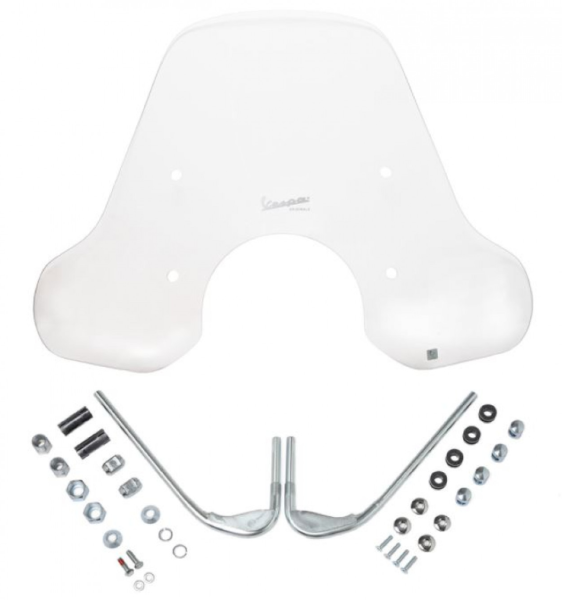 Parabrezza medio con staffa Vespa GTS / Super (HPE & SuperTech) originale Vespa