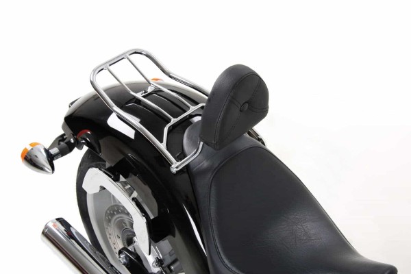 Solorack con schienale cromato per Honda VT 1300 CX Fury (10-16) Hepco & Becker