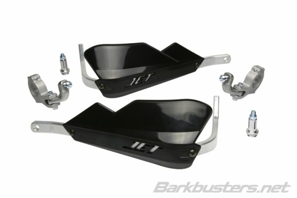Set di paramani Jet Barkbusters con fissaggio a due punti conico nero