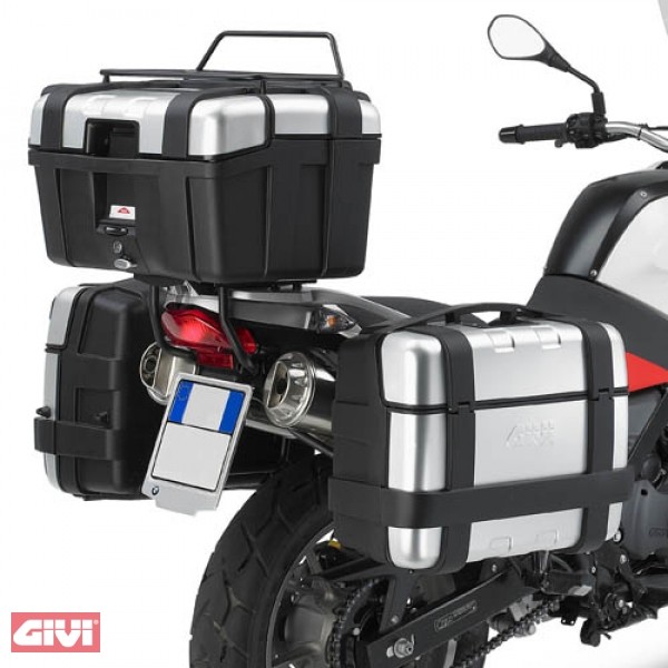 Givi portavaligie laterale nero F650GS Bj.00-04/G650GS Bj.11- BMW F650GS