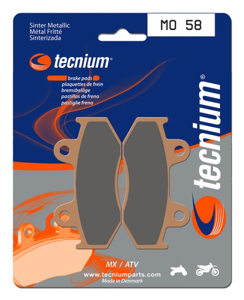 Pastiglie freno Tecnium MX/ATV in metallo sinterizzato - MO58