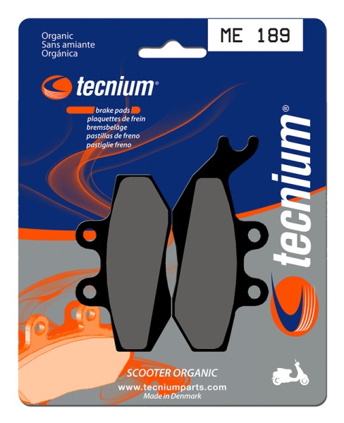 Pastiglie freno organiche per scooter Tecnium - ME189