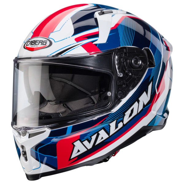 Caberg casco Avalon X Optic bianco/blu-rosso