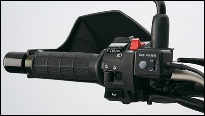 Manopole riscaldate per Suzuki V-Strom 650 BJ. 2012-2016