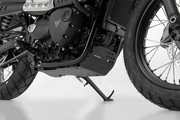 Piastra di protezione motore SW-Motech nera per Triumph Scrambler 900