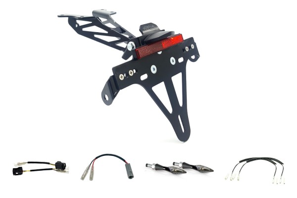 alpha Technik Kennzeichenhalter-Blinker-Kit X-LED für Yamaha Tracer 700 ab Modelljahr 2020 (Hinten)