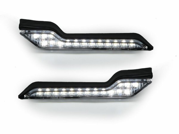 Set di 2 luci di posizione a LED bianche Barkbusters
